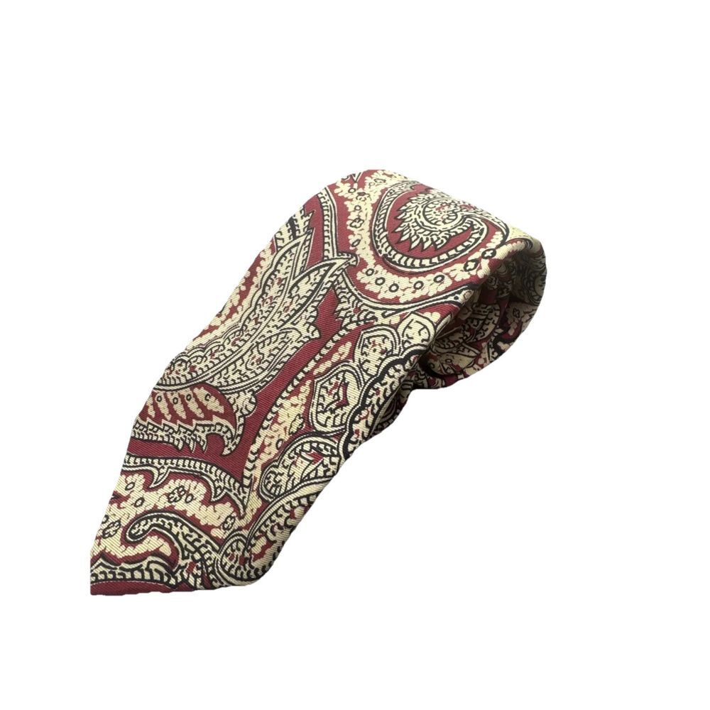 polo ralph lauren Vintage Collection Made By Hand Silk Tie Paisley